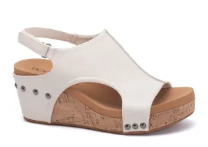 Carley Wedge -Cream