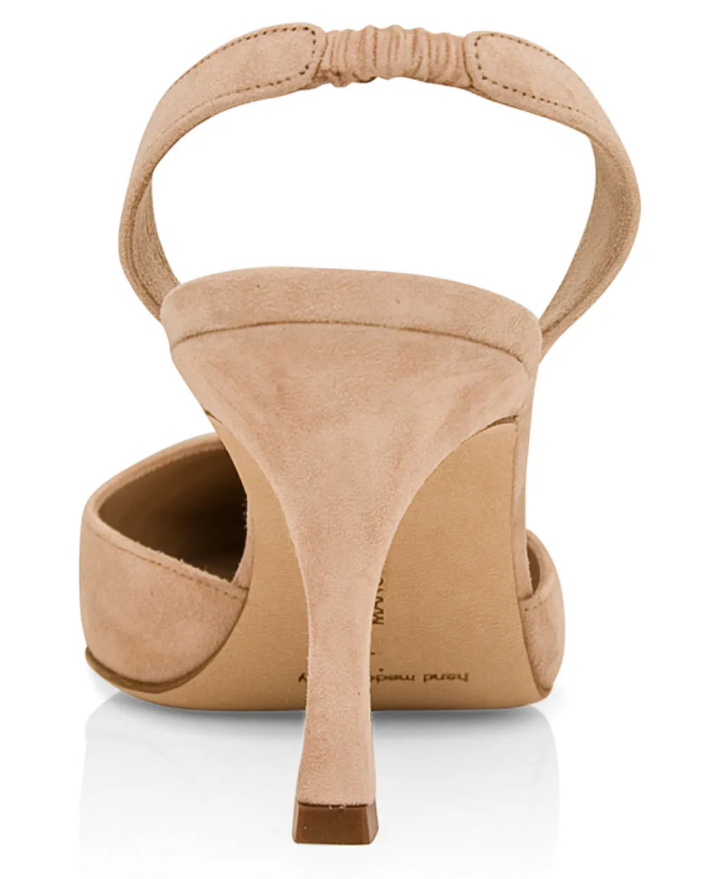 Carolyne Nude Suede Slingback Pump
