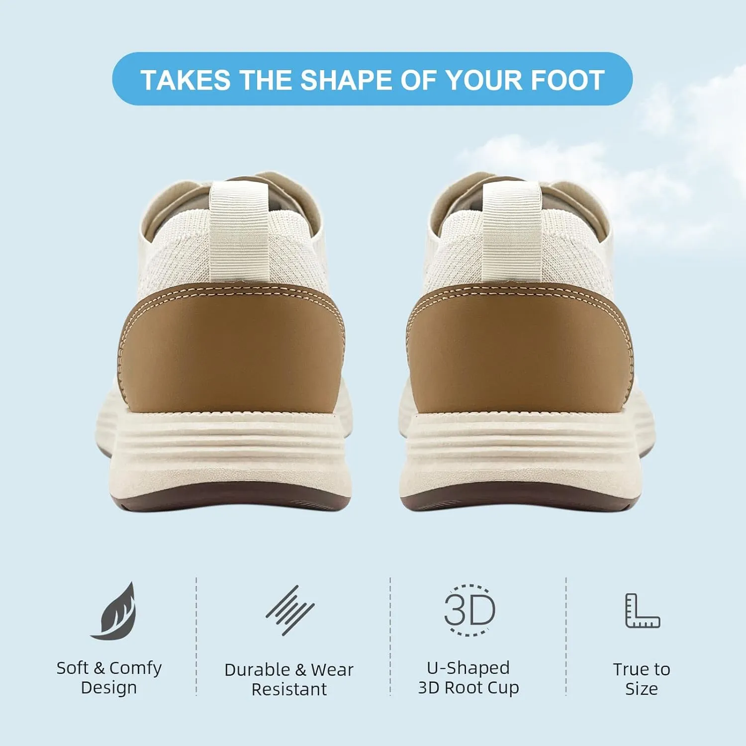 Casual Dress Shoes for Men Business Oxfords Fashion Sneakers Comfortable Loafers Mens Walking Shoes
