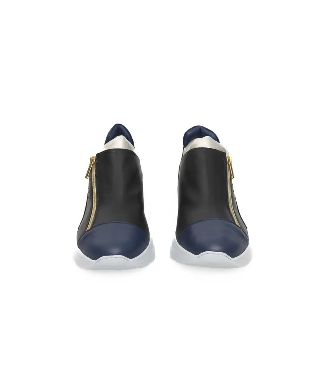 Cerruti 1881 Zwarte Geitenleren Sneakers voor Dames
