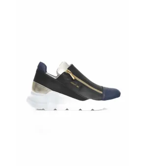 Cerruti 1881 Zwarte Geitenleren Sneakers voor Dames