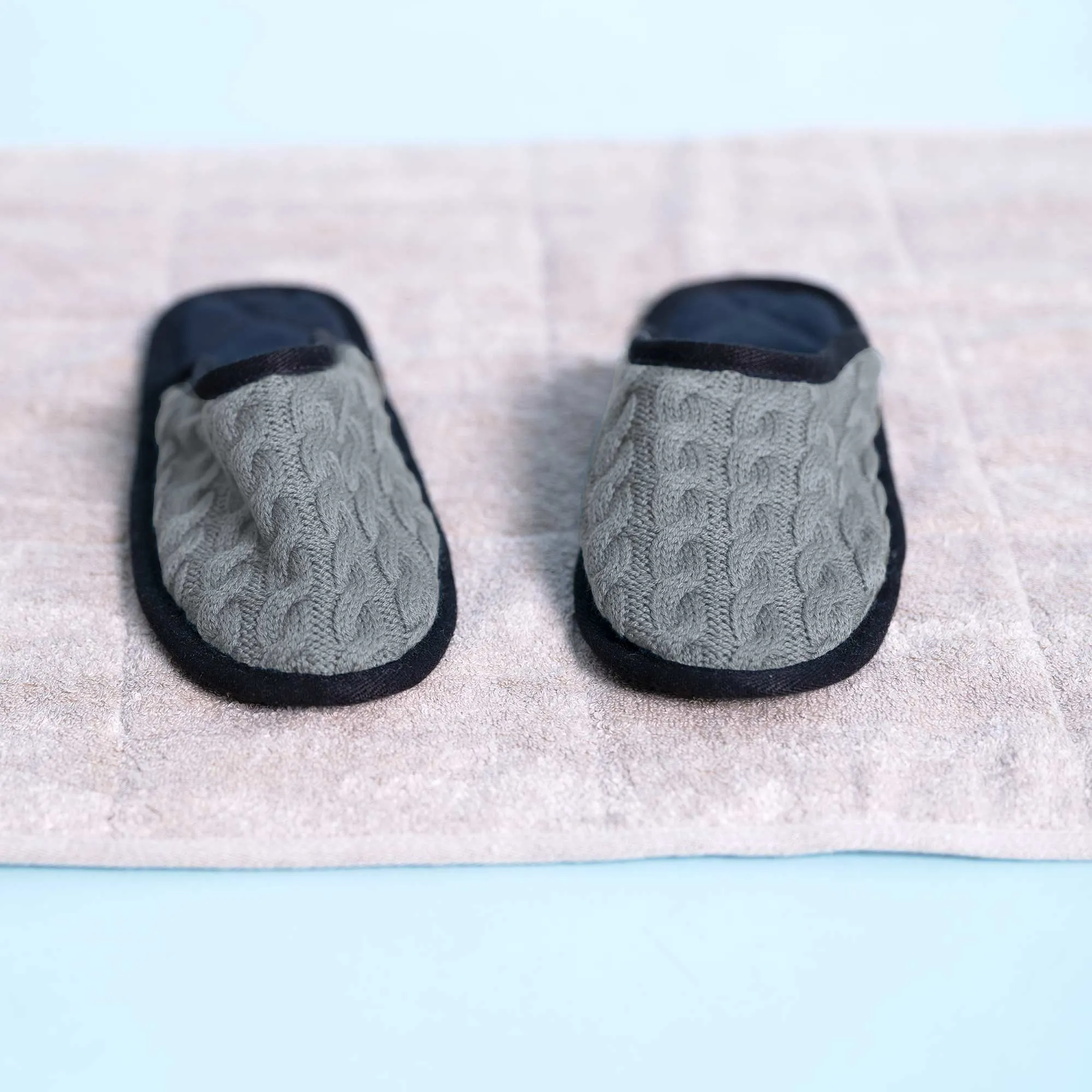 CHATEAU Organic Merino Wool House Slippers (Lined with Organic Cotton Fleece, Glue-free, Elastic-free, Plastic-free)