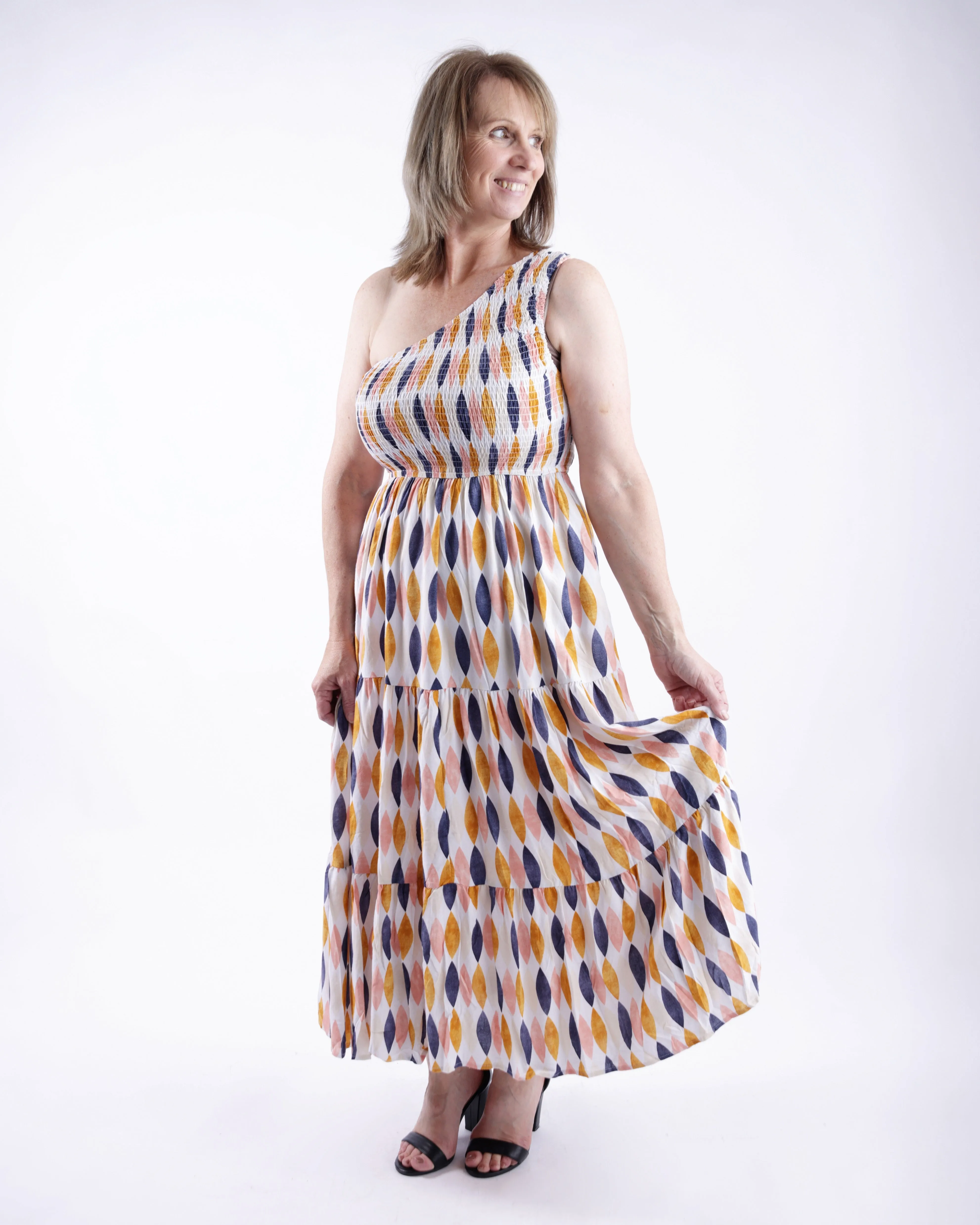 Chaya One Shoulder Dress.