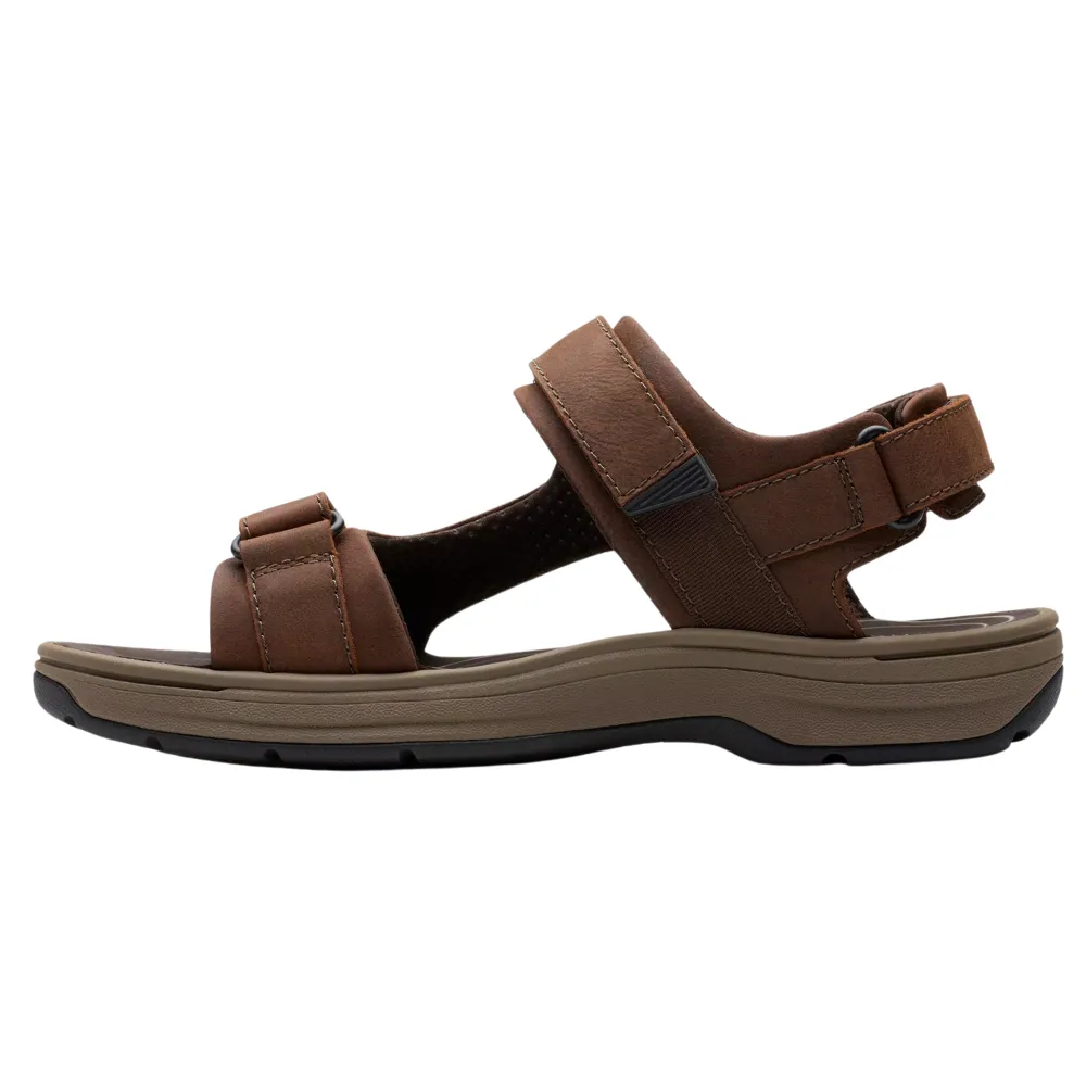 Clarks Saltway Trail Light Tan Leather Sandal (Men's)