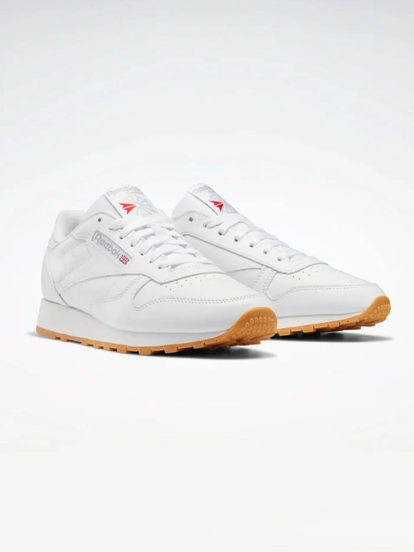 Classic Leather White Shoes