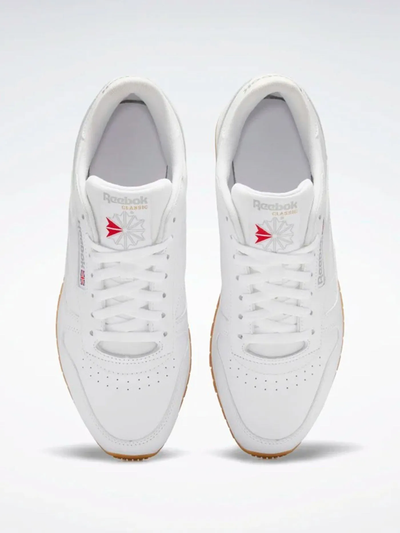 Classic Leather White Shoes