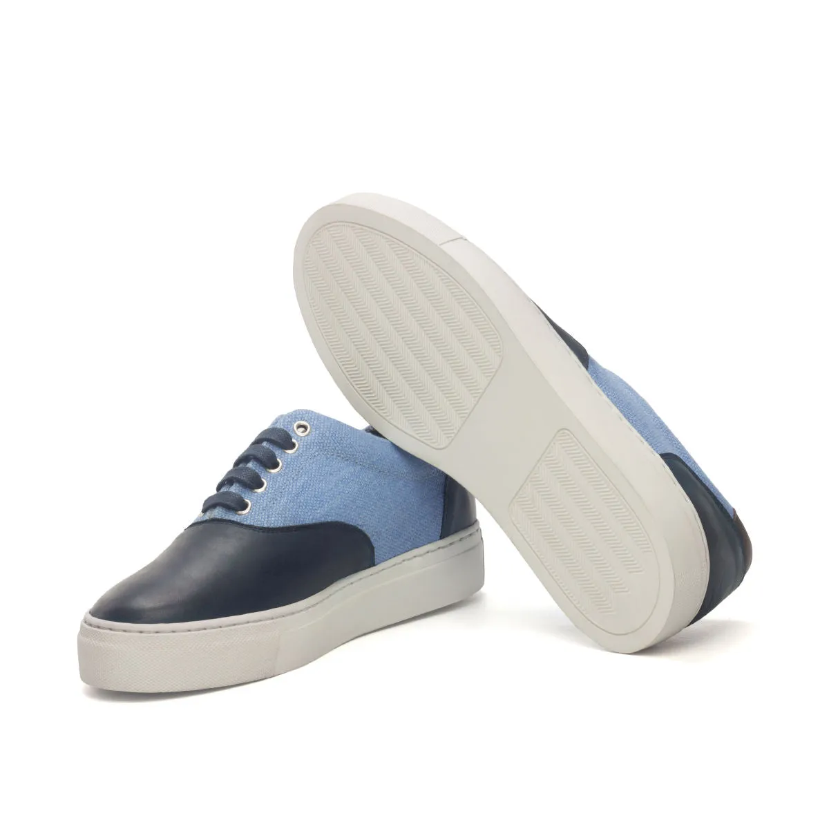 Classic Linen & Leather Top-Sider Trainers