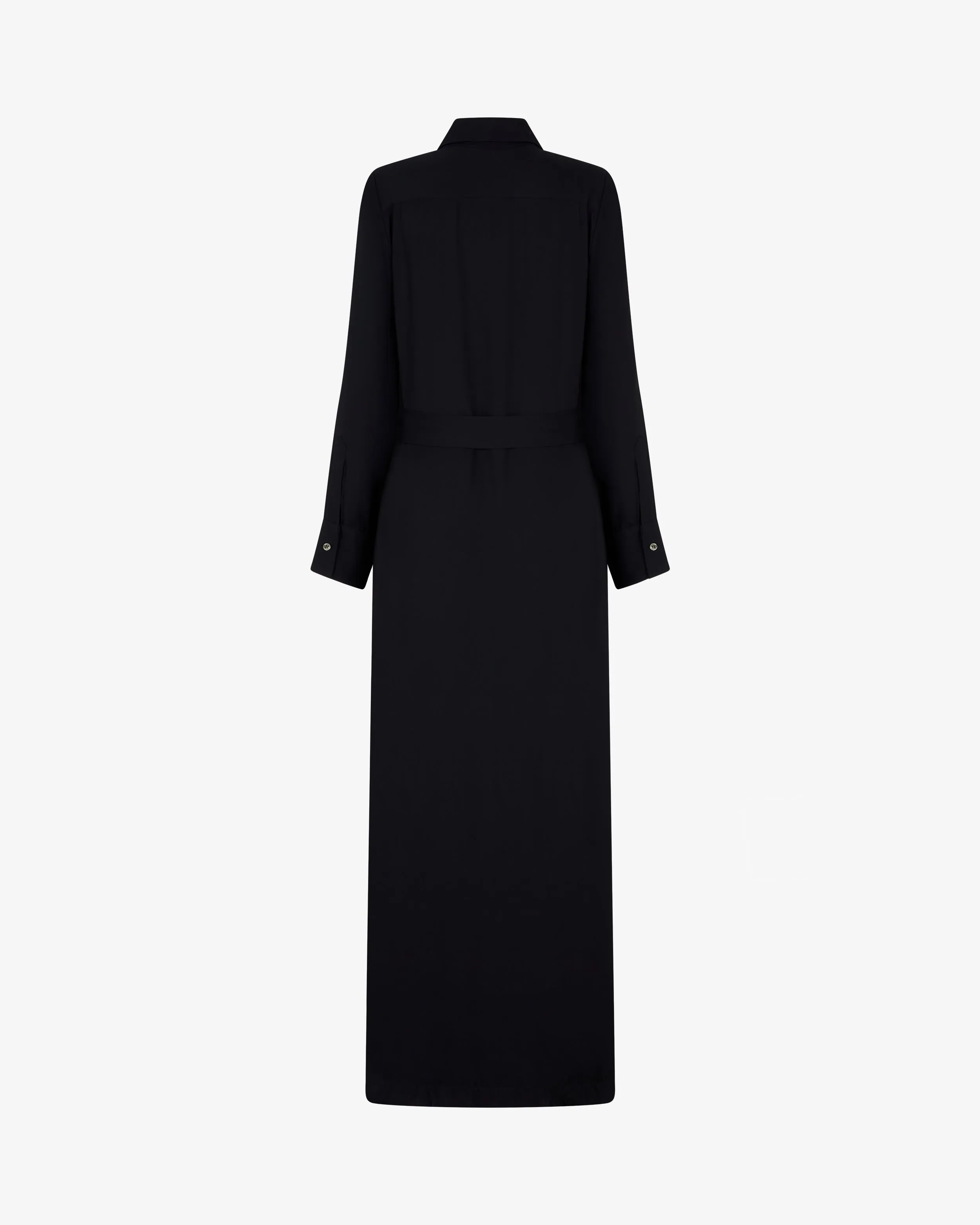 Classic Shirt Dress - Black