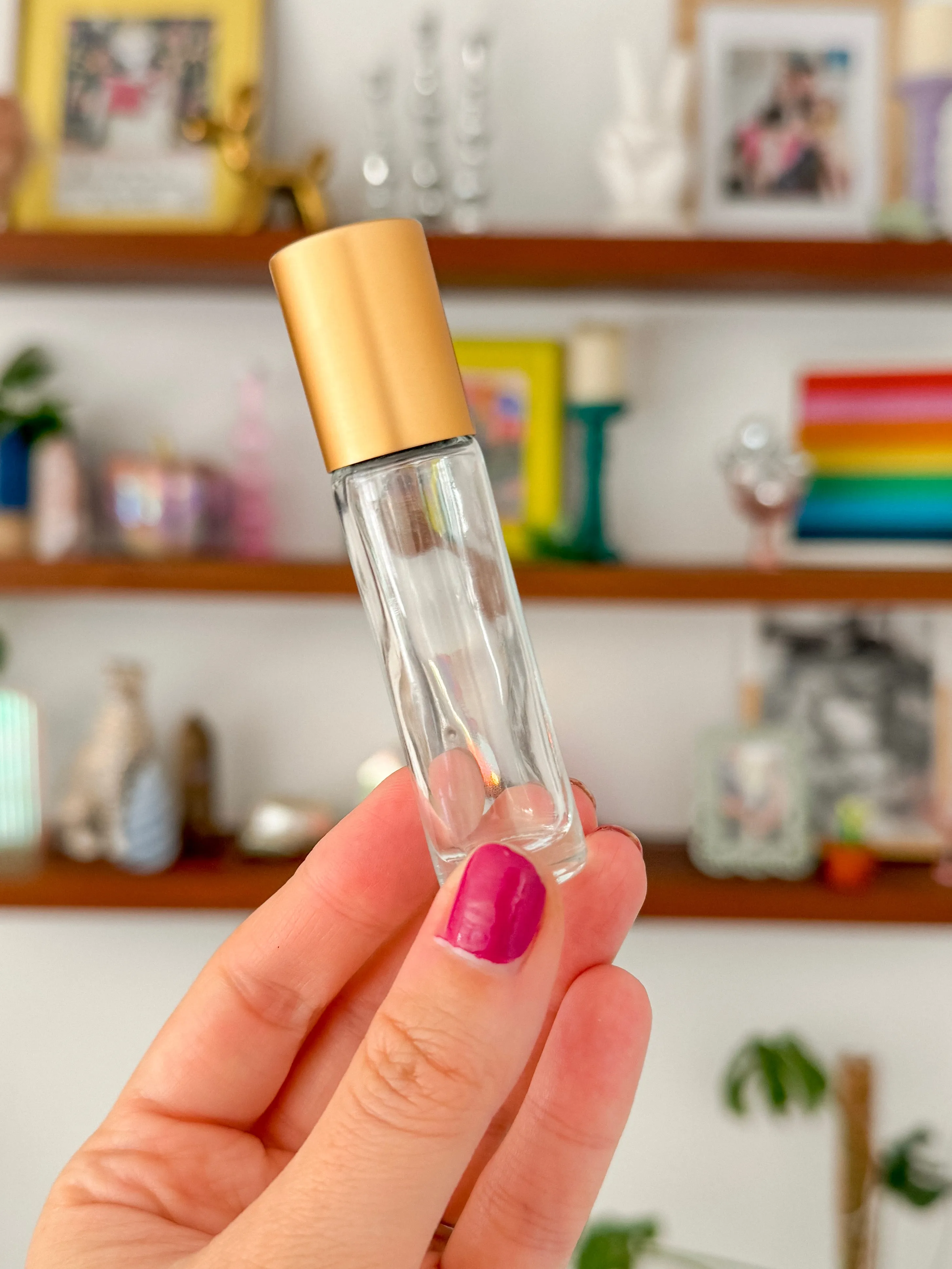 Clear 10ml Essential Oil Roller Bottles | Flat of 150 Bottles *** NO CAPS*** ***ONLY BOTTLES AND GLASS or GEM ROLLERS***