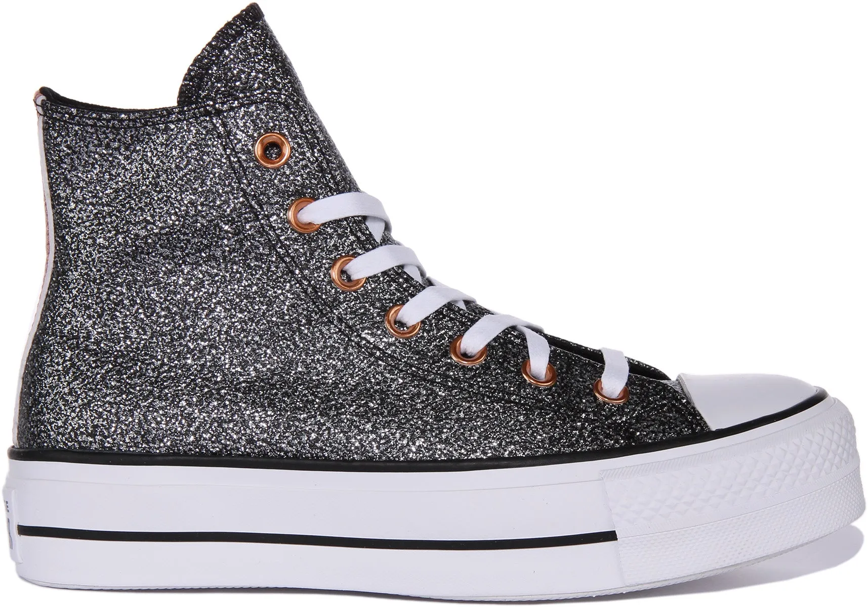 Converse All Star Lift A01301C In Black White