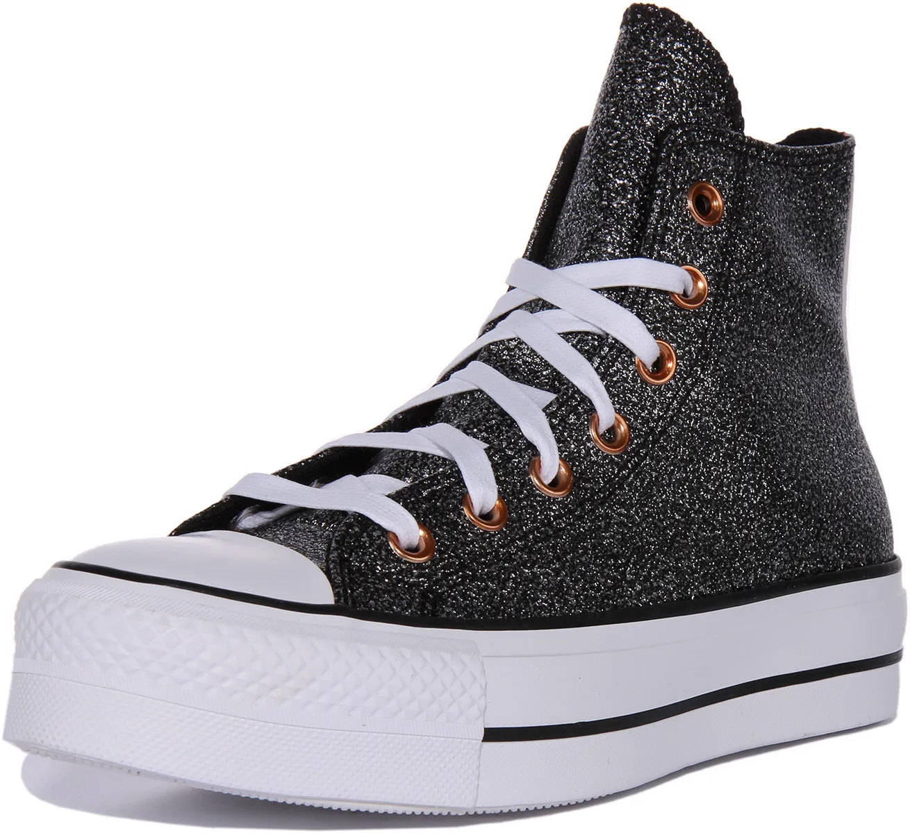 Converse All Star Lift A01301C In Black White