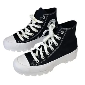 Converse Womens Chuck Taylor Lugged Sole Canvas Sneaker