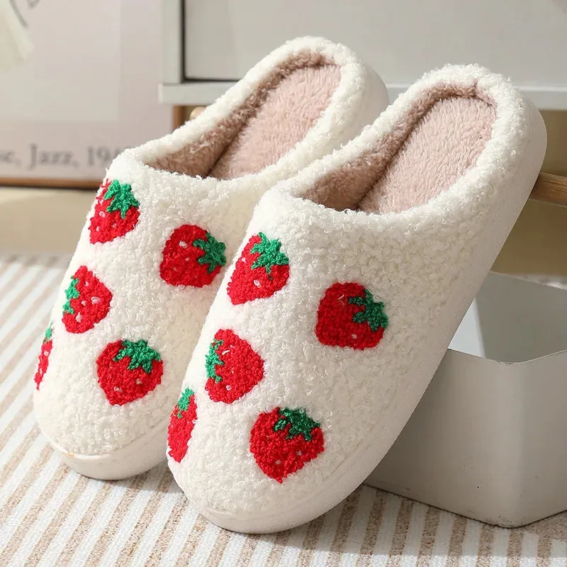Cozy Fruit Slippers for Women & Tweens