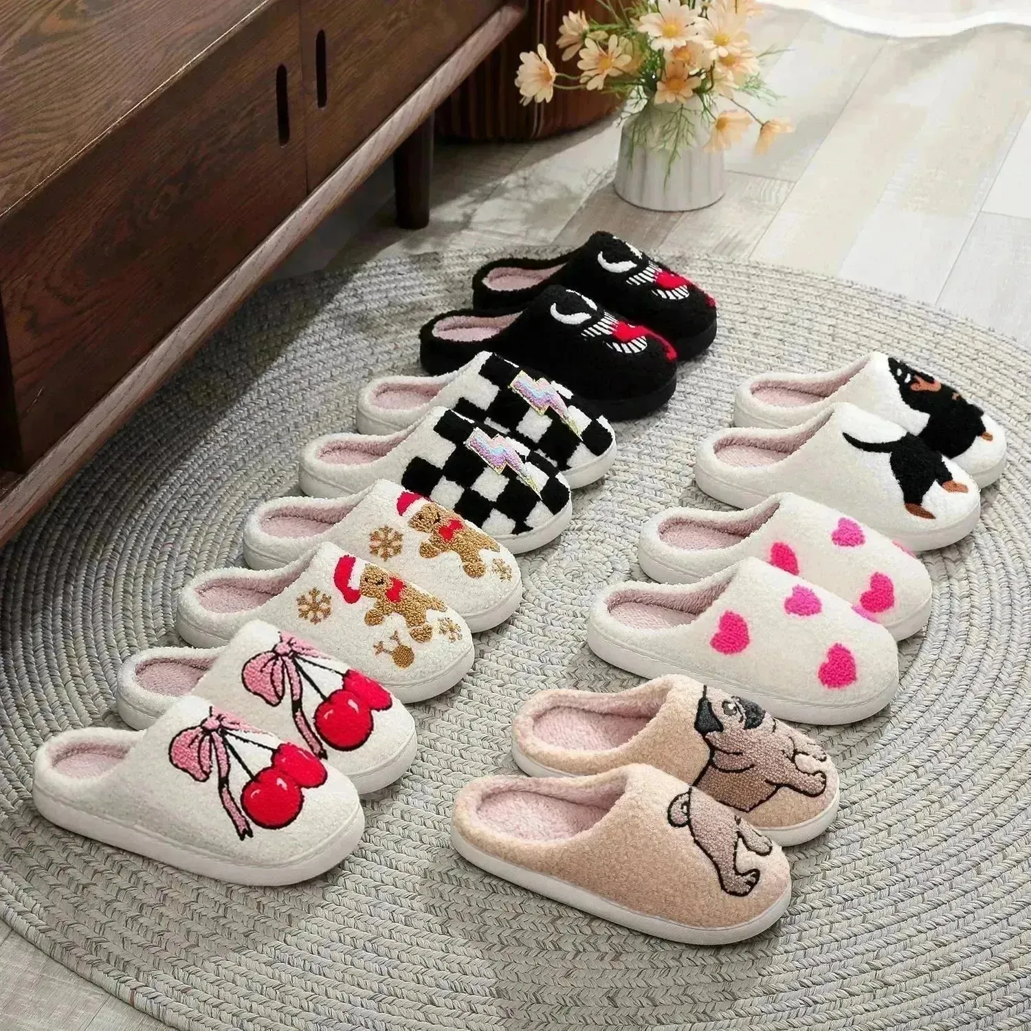 Creative Cotton Warm Slippers
