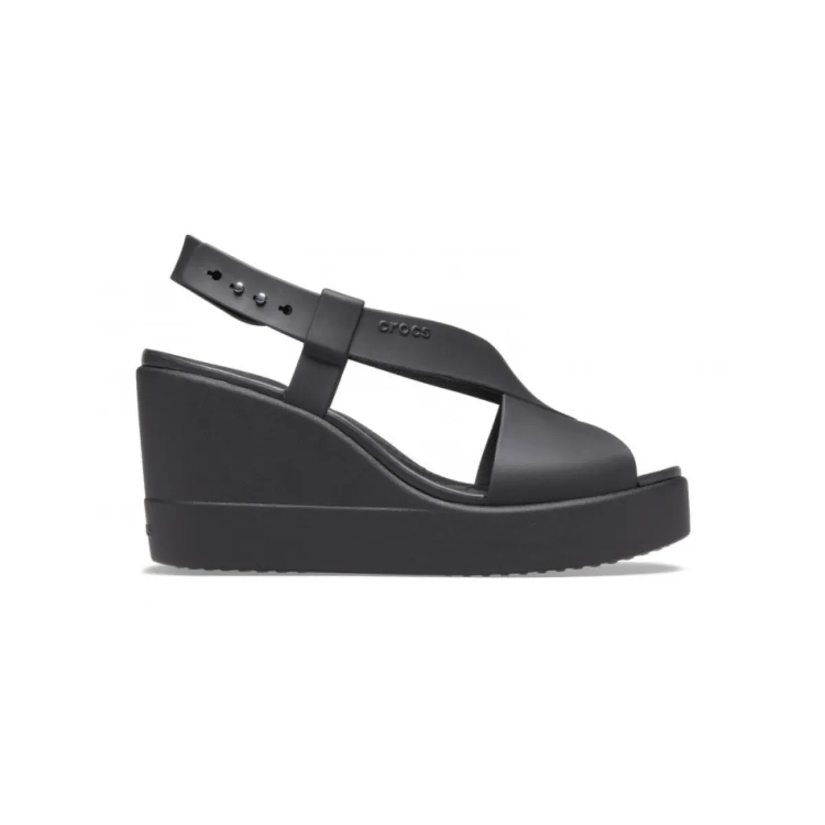 Crocs Brooklyn High Wedge Women Sandals - BLK