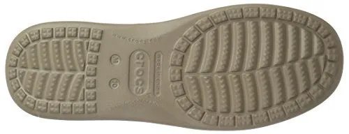 crocs Men's Santa Cruz 2 Luxe M Slip-On Loafer, Khaki/Khaki, 11 M US