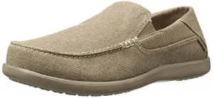 crocs Men's Santa Cruz 2 Luxe M Slip-On Loafer, Khaki/Khaki, 11 M US