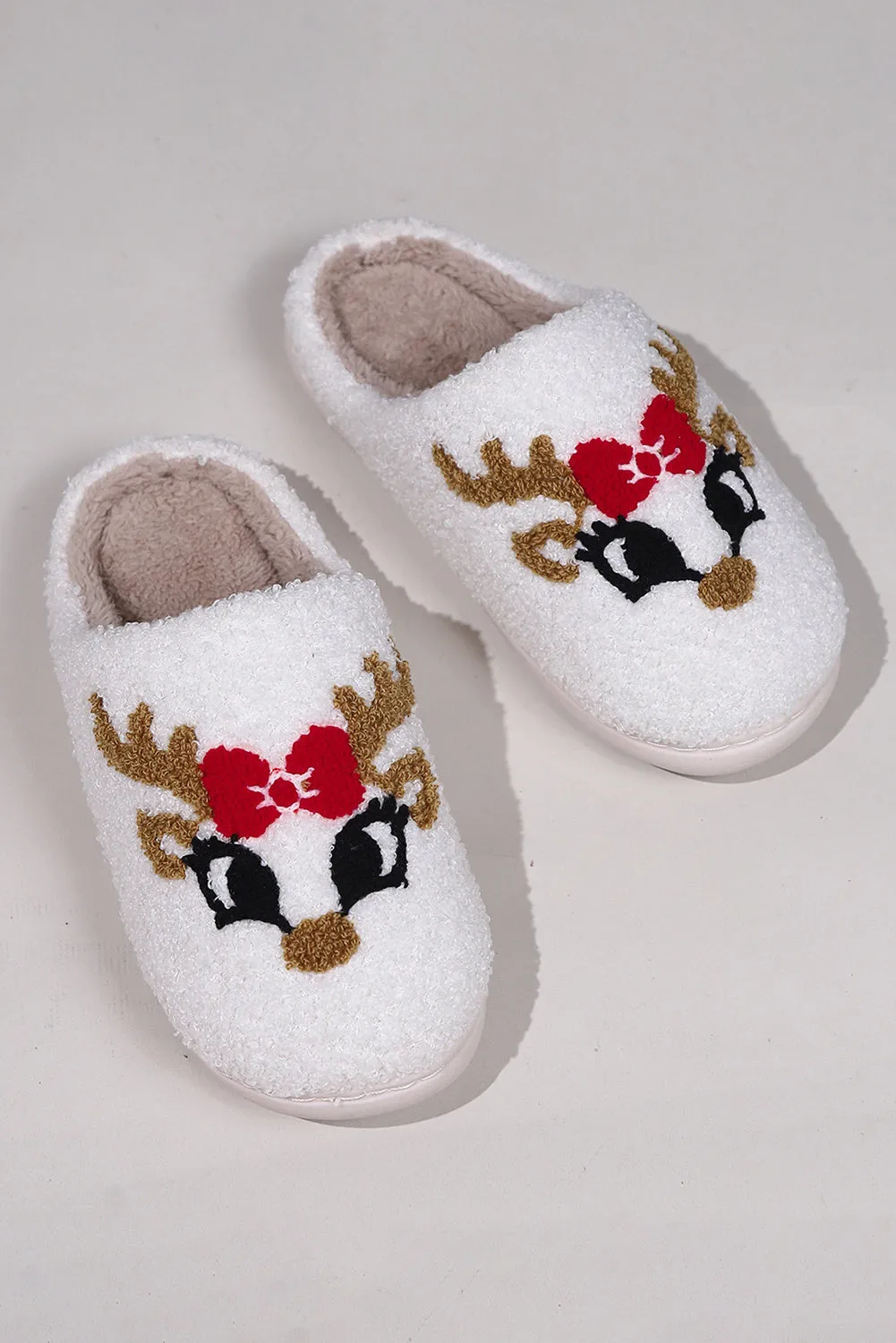 CUPID THE REINDEER SLIPPERS
