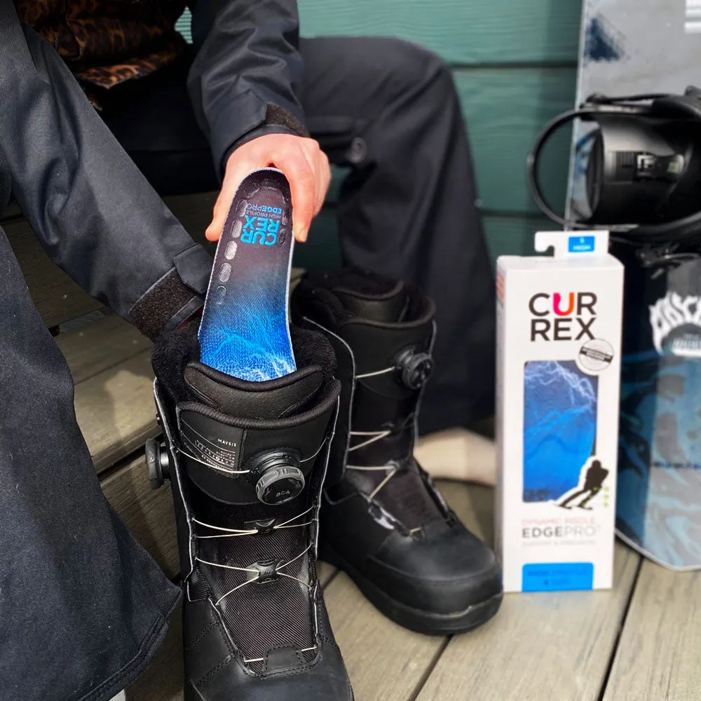 CURREX® EDGEPRO™ Insoles | Skate & Ski Boot Insoles for Snowboarding, Hockey & Winter Sports