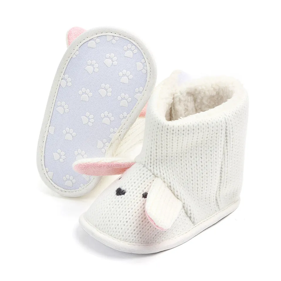 Cute Baby Animal Face Winter Boot
