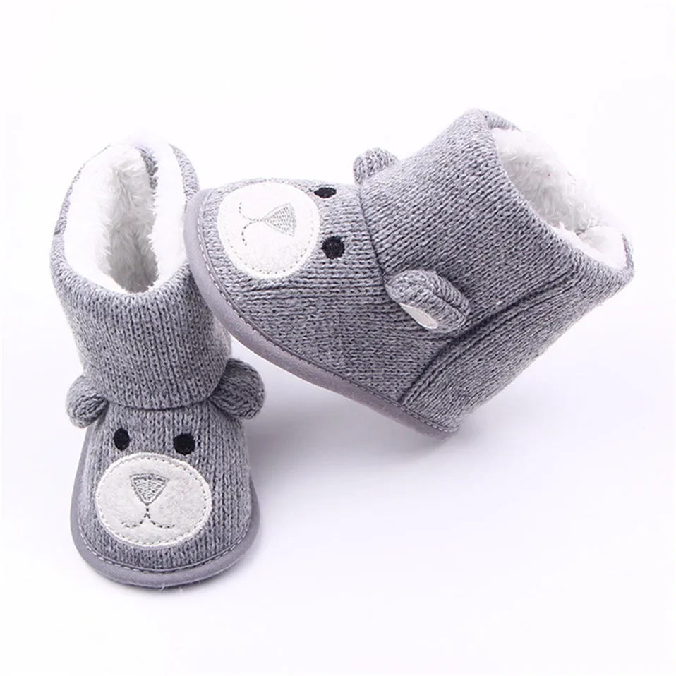 Cute Baby Animal Face Winter Boot