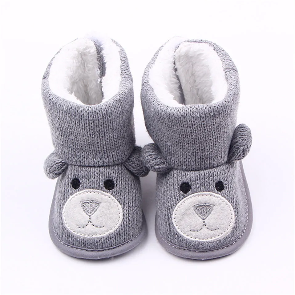 Cute Baby Animal Face Winter Boot