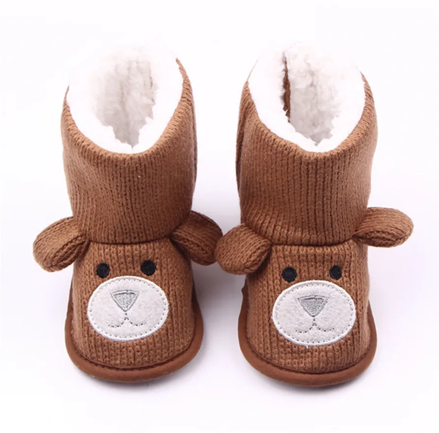 Cute Baby Animal Face Winter Boot