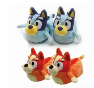 Cute Bluey & Bingo Plush Sandals