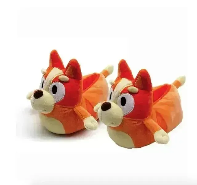 Cute Bluey & Bingo Plush Sandals