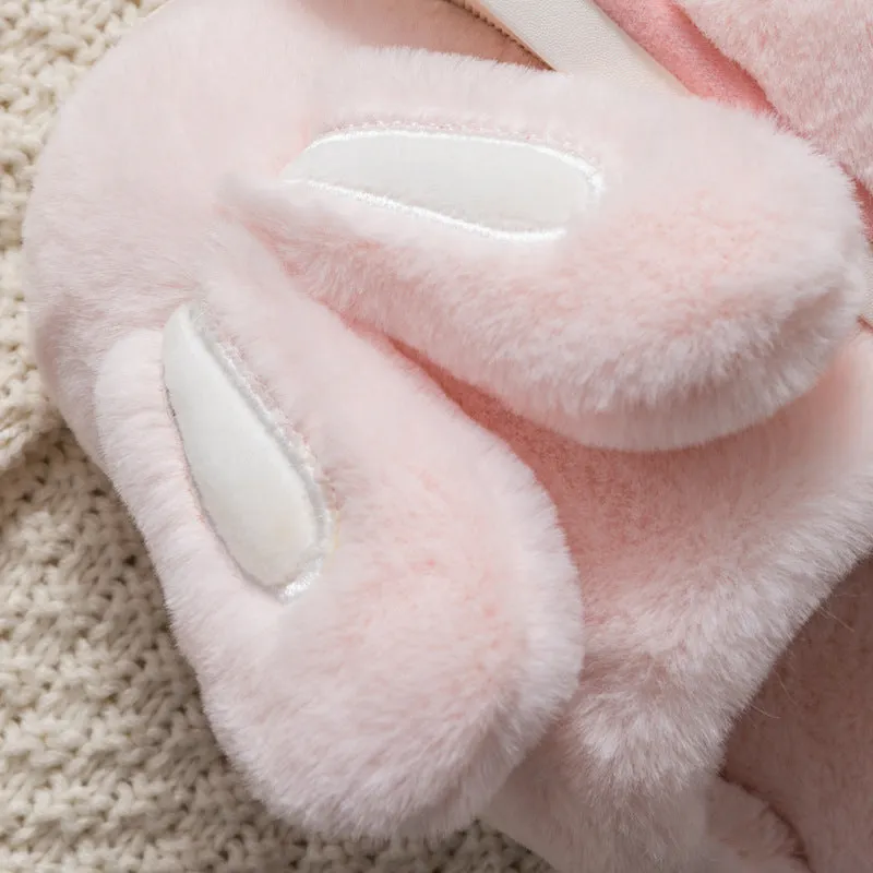 Cute Bunny Rabbit Ears Comfortable Indoor Slippers Cozy & Warm