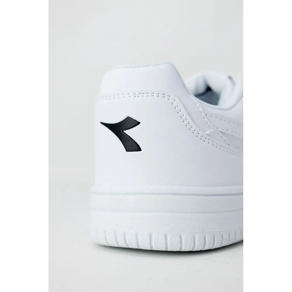 Diadora White Artificial Leather Sneaker
