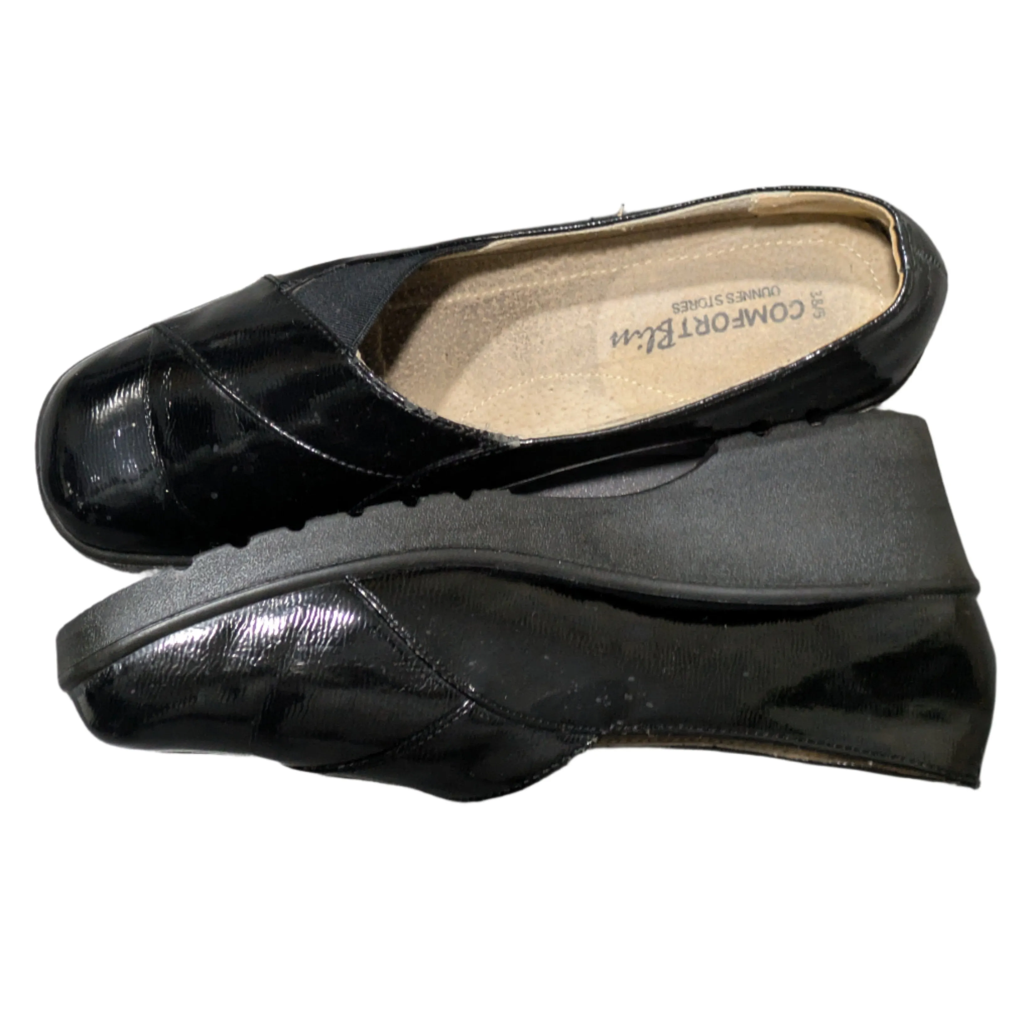 Dunnes Stores Comfort Bliss Black Slip-On Shoes Size UK 5 / EU 38 / US 7