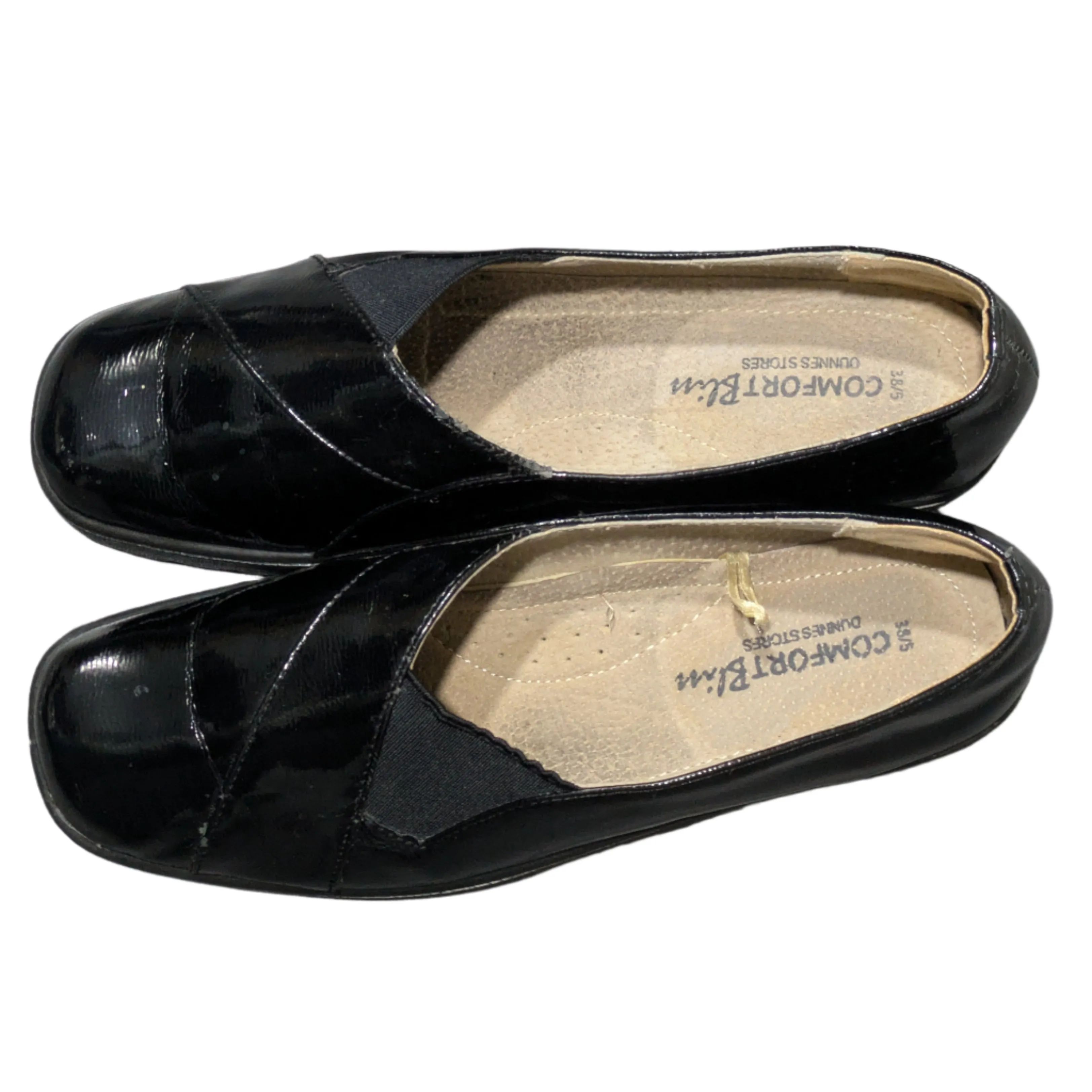 Dunnes Stores Comfort Bliss Black Slip-On Shoes Size UK 5 / EU 38 / US 7