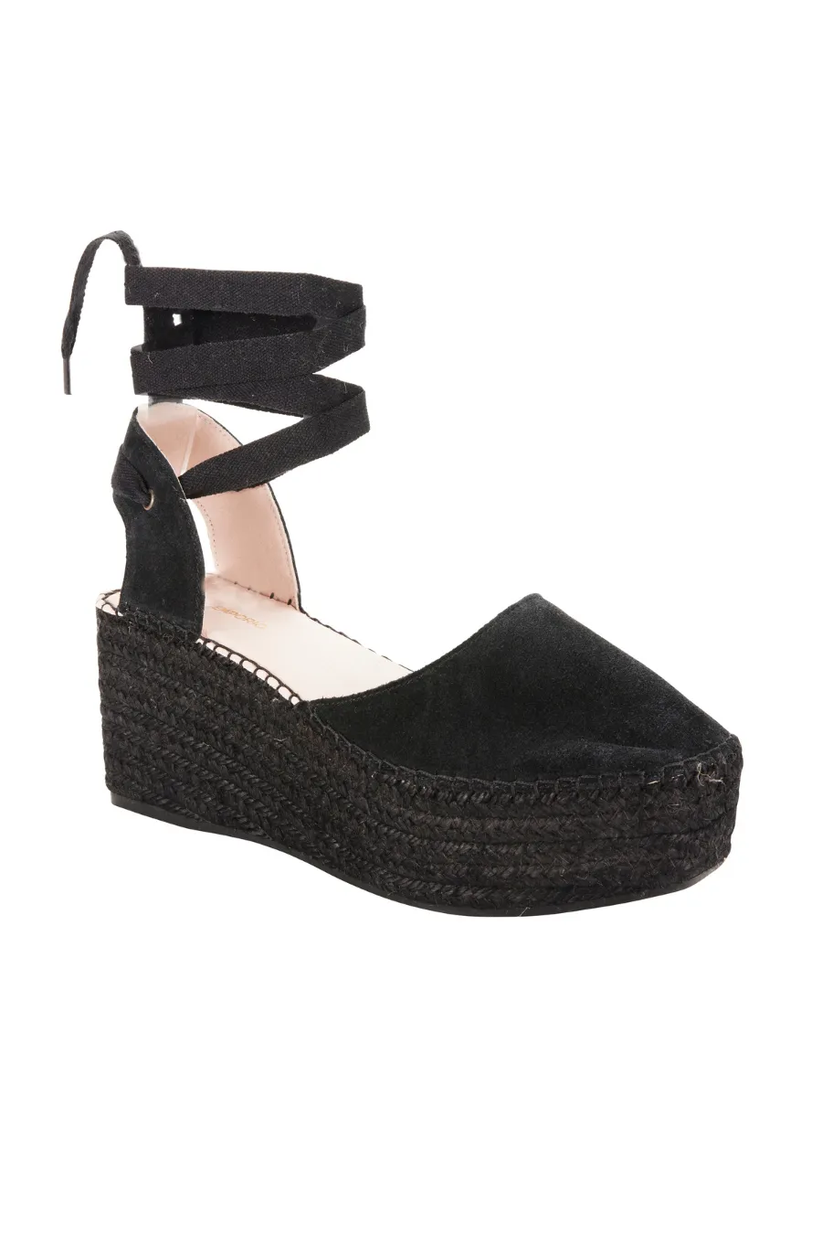 Dusk Espadrille Wedge Black