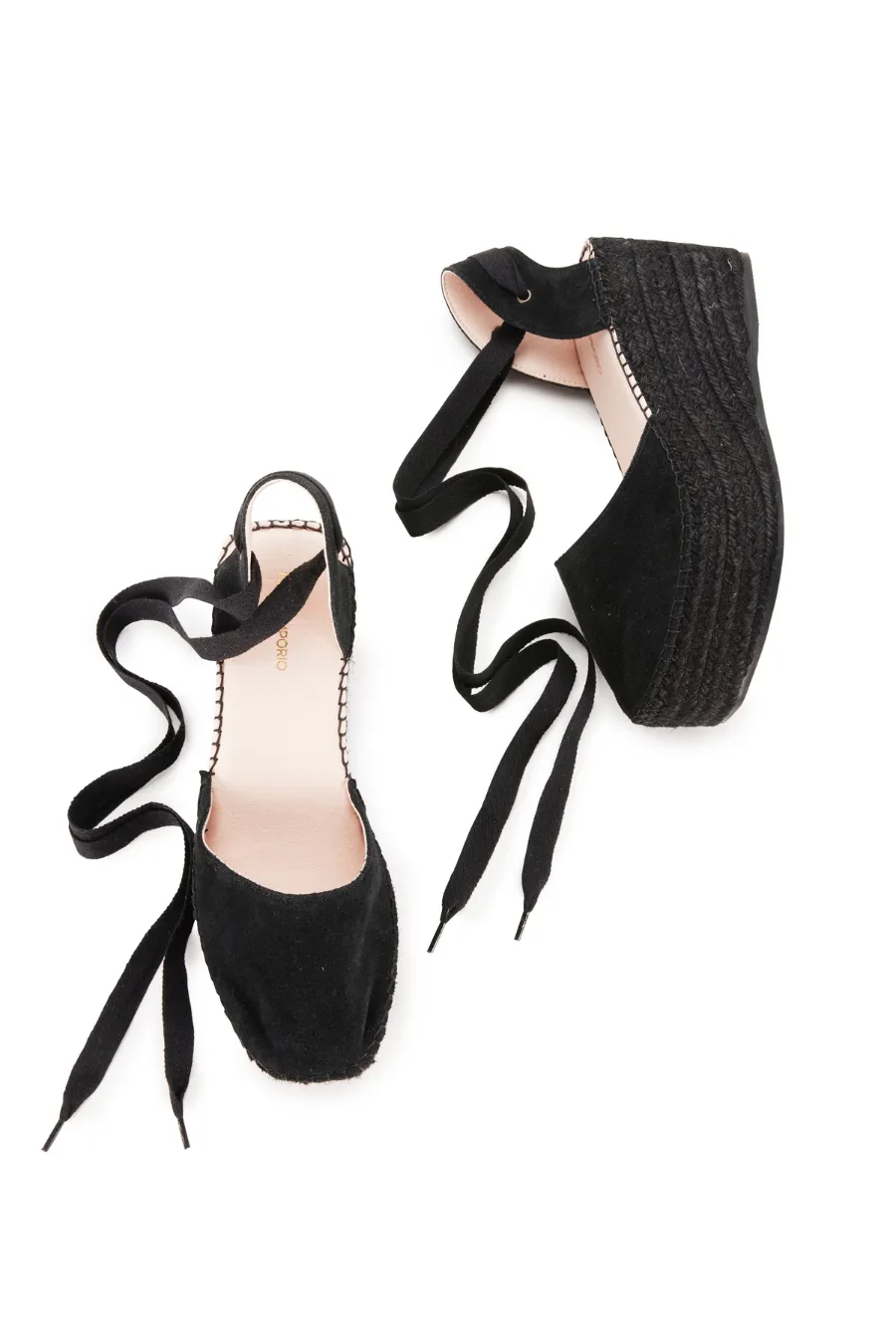 Dusk Espadrille Wedge Black