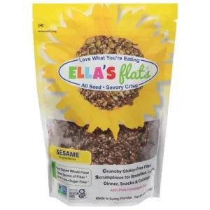 Ellas Flats Sesame 6/4.8 Oz [UNFI #80163]