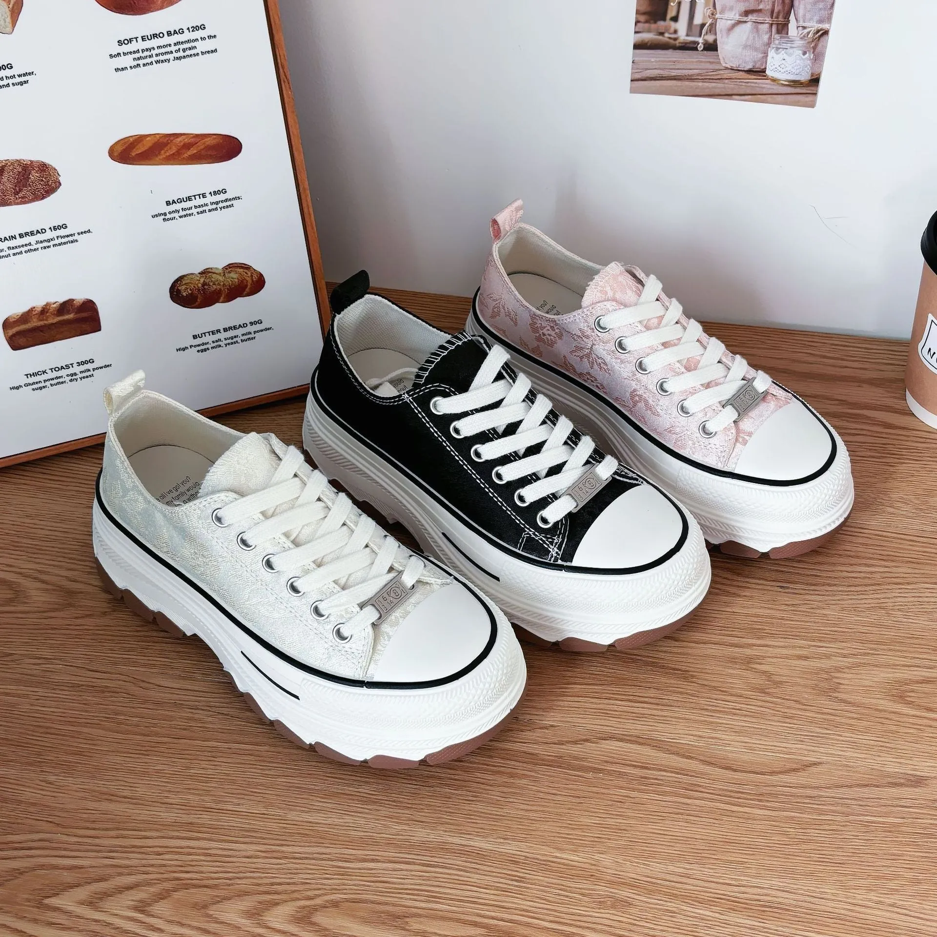 Emberly Canvas Platform Sneakers | Multiple Colors