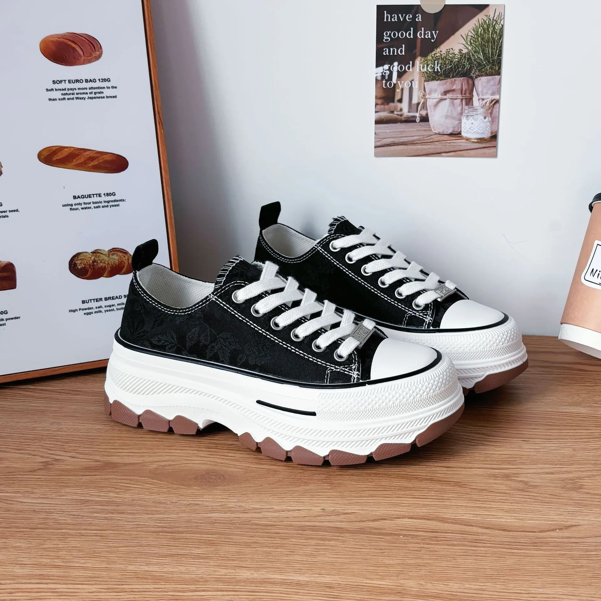 Emberly Canvas Platform Sneakers | Multiple Colors