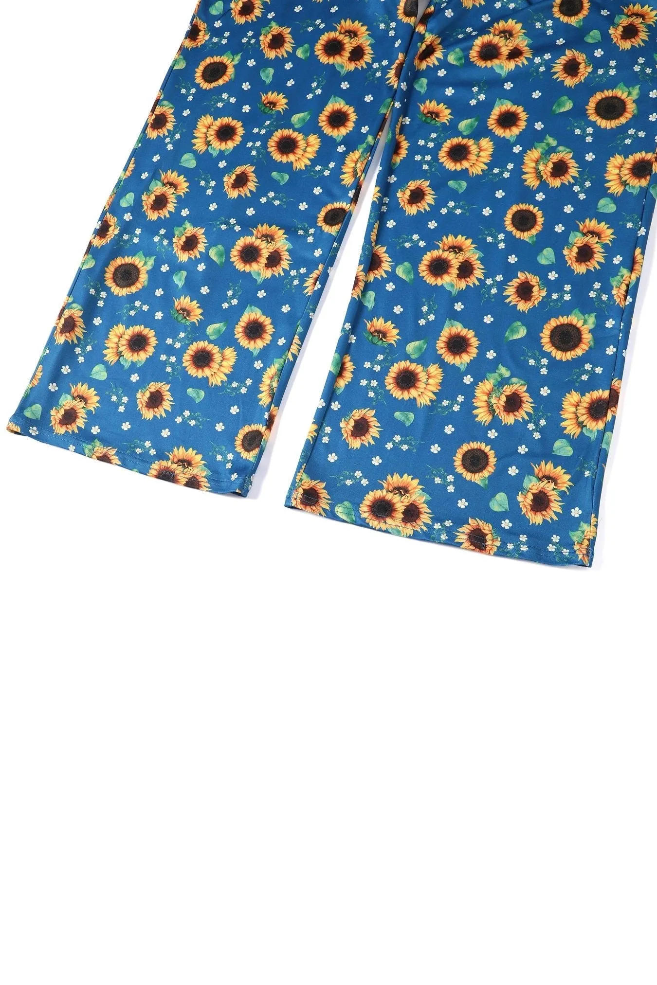 Esther Blue Sunflower Jumpsuit