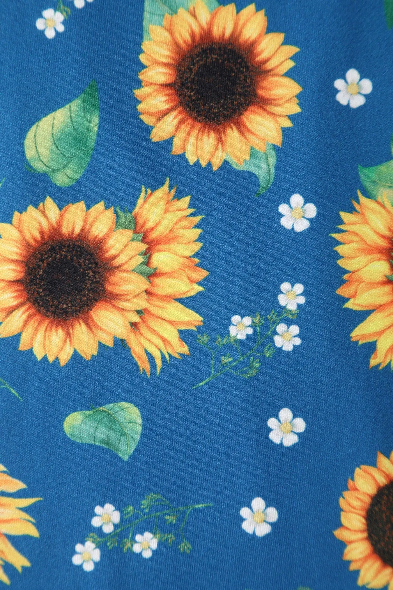 Esther Blue Sunflower Jumpsuit