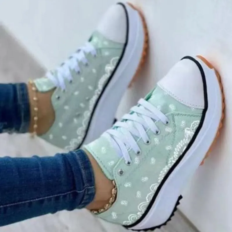 Fashion Pattern Canvas Sneakers | CozyCouture®