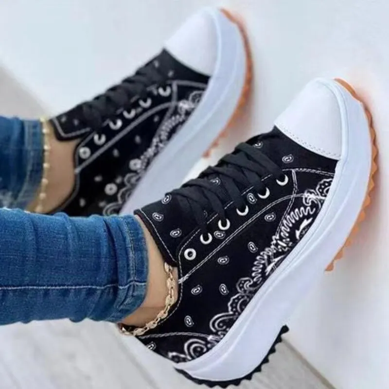 Fashion Pattern Canvas Sneakers | CozyCouture®
