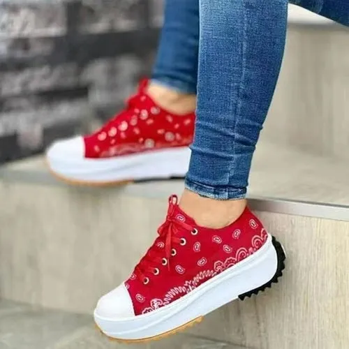 Fashion Pattern Canvas Sneakers | CozyCouture®