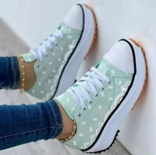 Fashion Pattern Canvas Sneakers | CozyCouture®