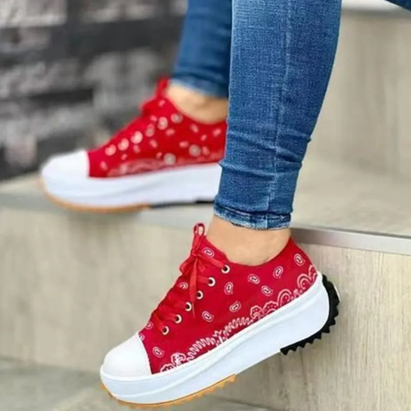 Fashion Pattern Canvas Sneakers | CozyCouture®