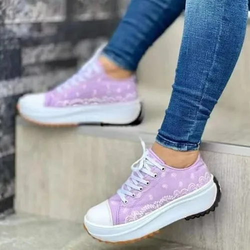 Fashion Pattern Canvas Sneakers | CozyCouture®