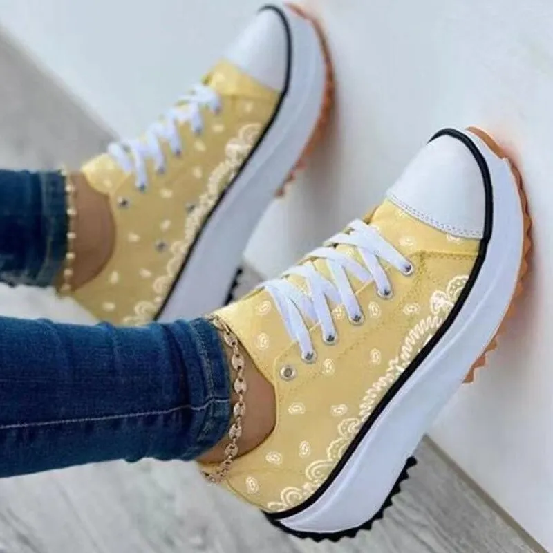 Fashion Pattern Canvas Sneakers | CozyCouture®