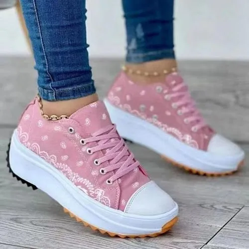 Fashion Pattern Canvas Sneakers | CozyCouture®