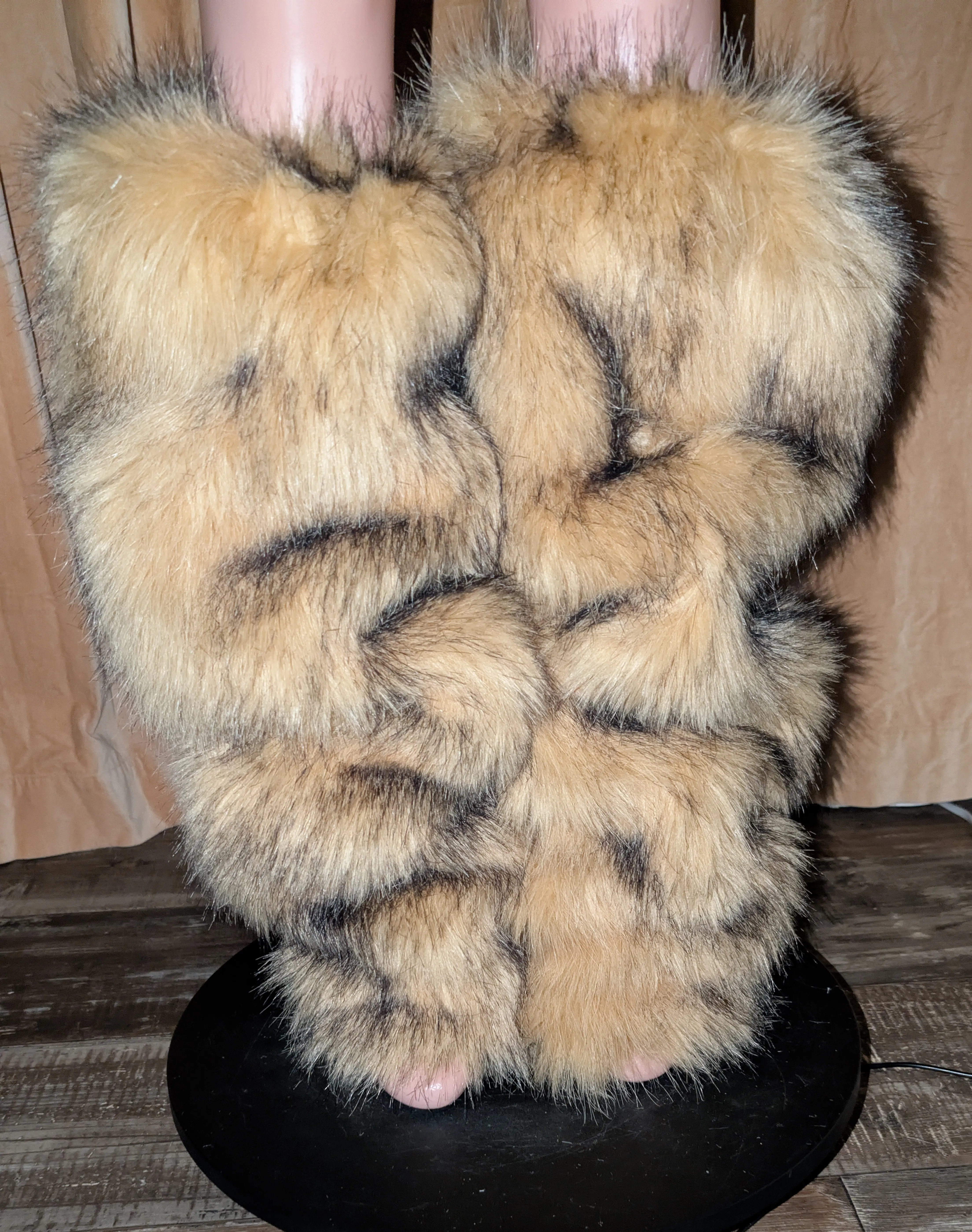 Faux Fur Leg Warmers 3 Boot Cover