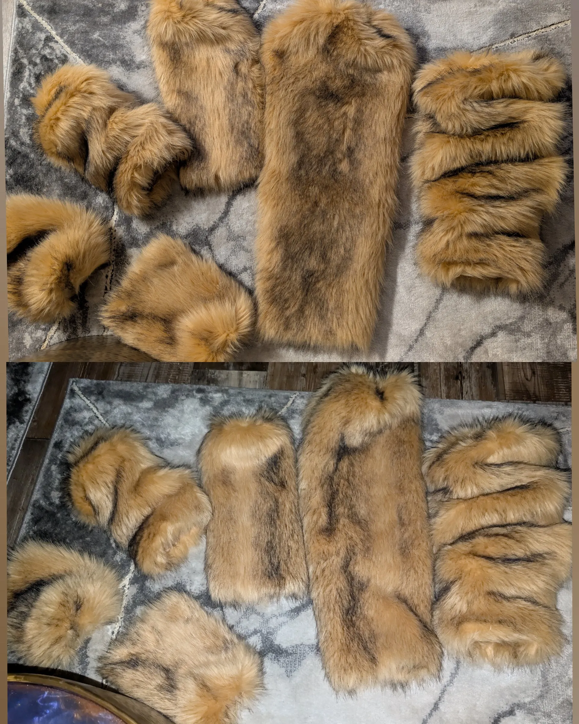 Faux Fur Leg Warmers 3 Boot Cover
